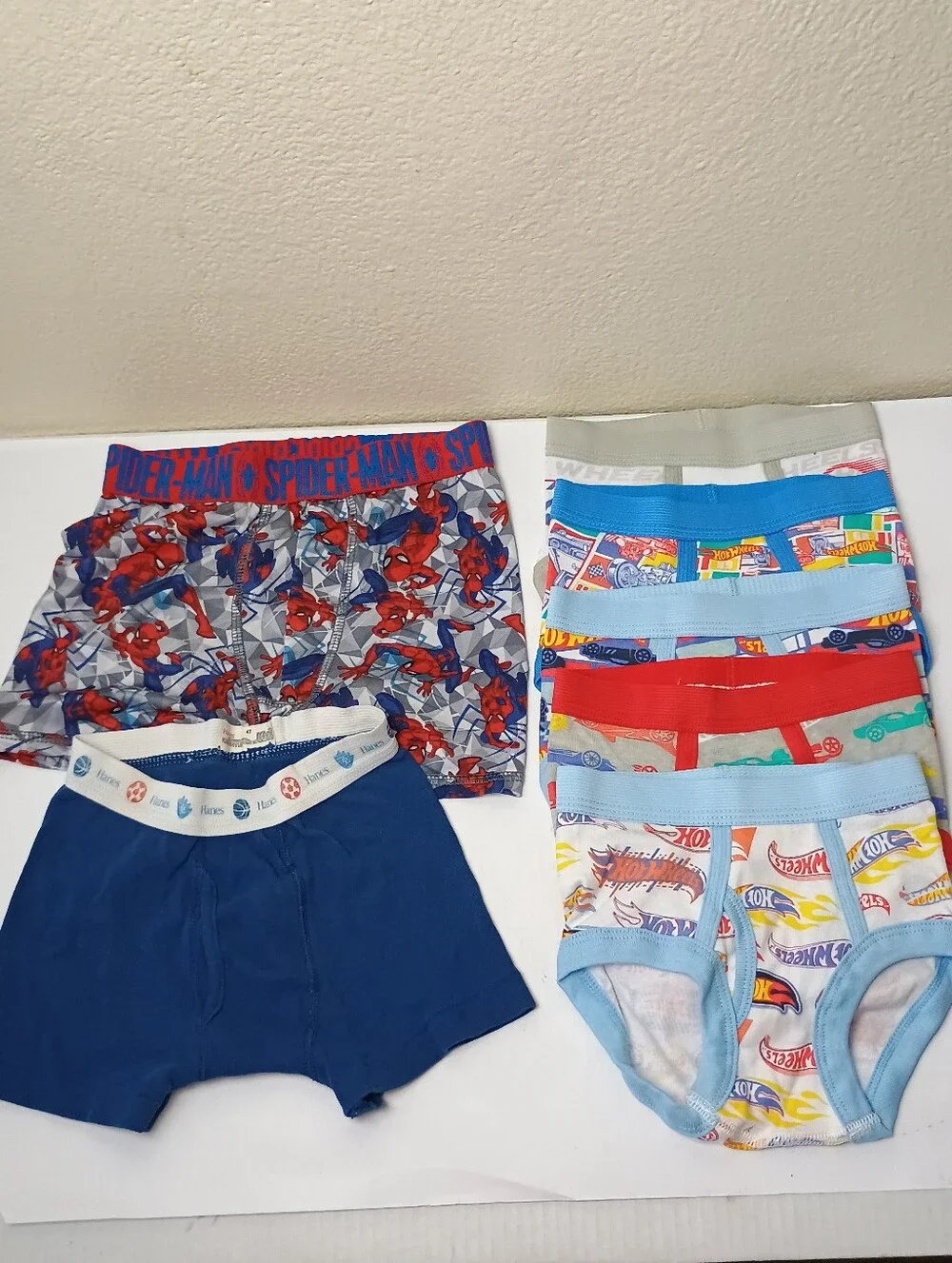 Boys Spider-Man & Assorted Character Underwear - Multicolor Pack Boys 4T Lot 7